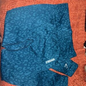 Gymshark Teal Animal Print Leggings